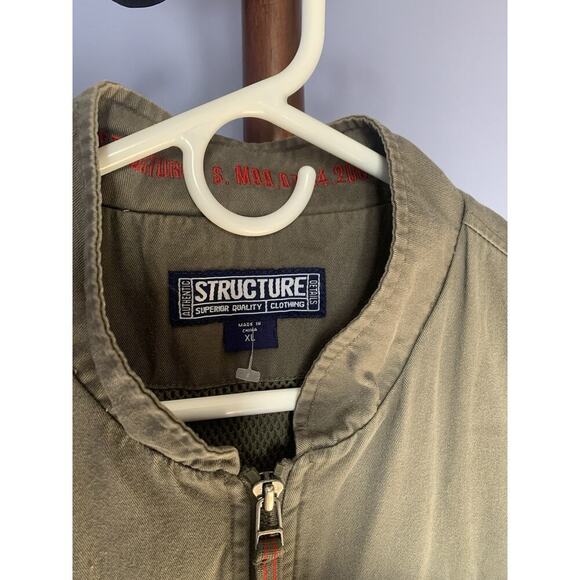 Vintage Structure USA Utility Supply M99 07.04.2000 Green Military Vest Men's XL - Picture 2 of 7